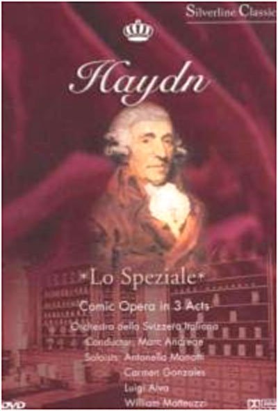 Cover for Joseph Haydn · Lo Speziale, Comic Opera in 3 Acts (DVD) (2014)