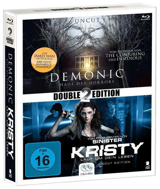 Cover for Oliver Blackburn Will Canon · Demonic &amp; Kristy - Double2Edition / Uncut  [2BR] (Blu-ray) (2017)