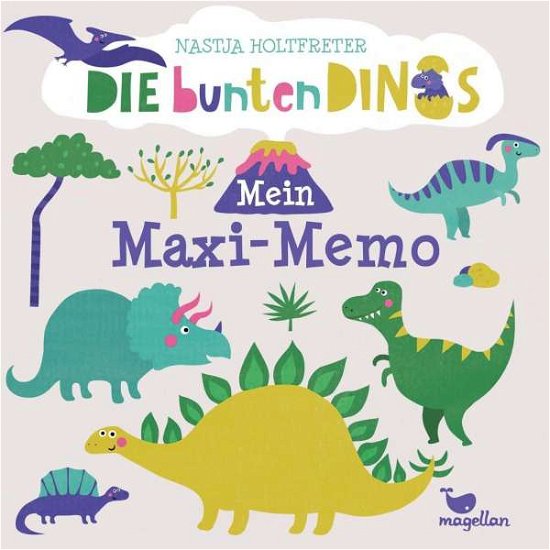 Cover for Die Bunten Dinos · Die bunten Dinos - Mein Maxi-Memo (Buch)