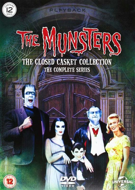 Cover for Munsters the S12 DVD · The Munsters Seasons 1 to 2 Complete Collection (DVD) (2016)