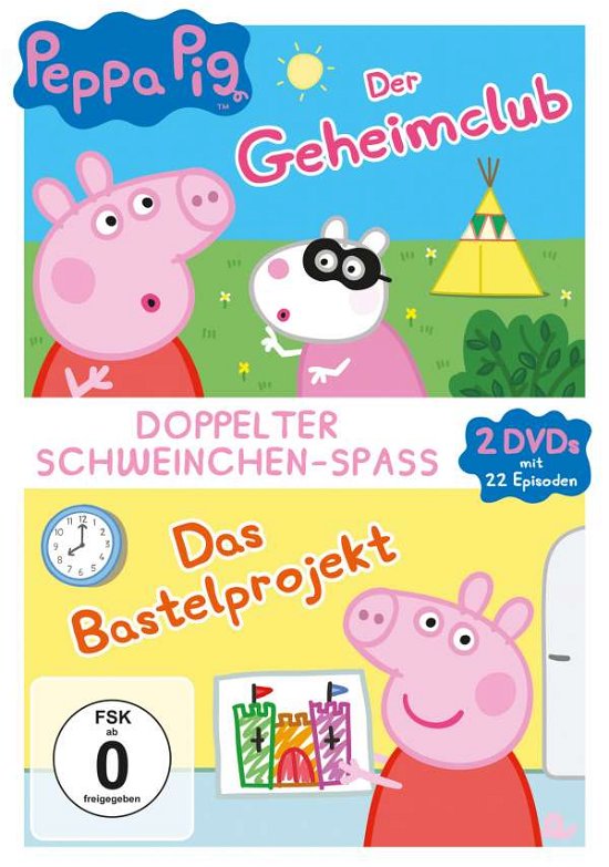 Cover for Keine Informationen · Peppa Pig-der Geheimclub &amp; Peppa Pig-das... (DVD) (2022)