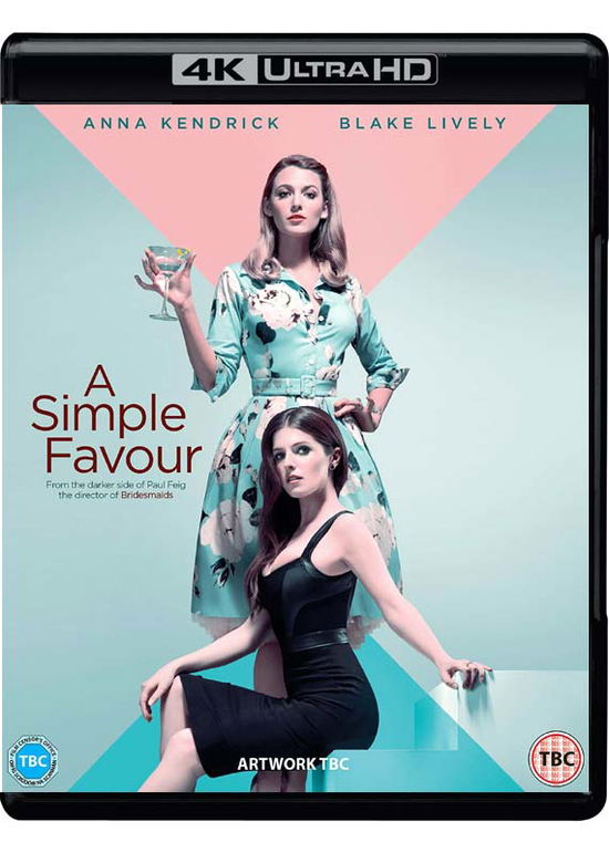 A Simple Favour - A Simple Favor - Elokuva - Lionsgate - 5055761913200 - maanantai 21. tammikuuta 2019