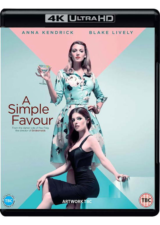 A Simple Favour - A Simple Favor - Filme - Lionsgate - 5055761913200 - 21. Januar 2019