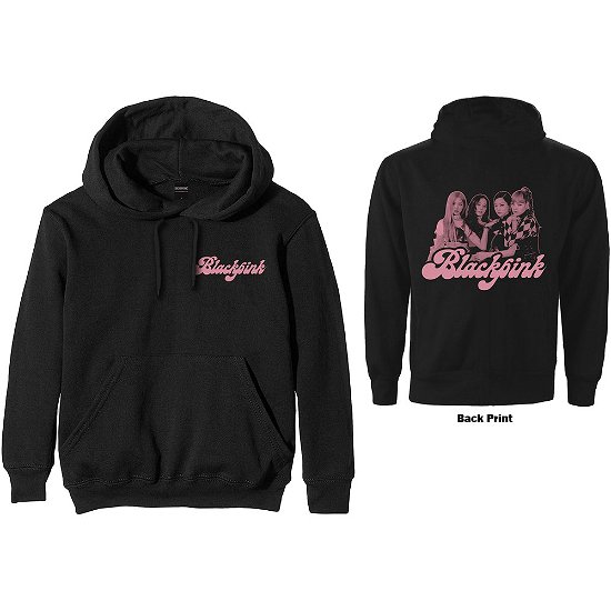 Cover for BlackPink · BlackPink Unisex Pullover Hoodie: Photo Back (Back Print) (Hoodie) [size M] [Black - Unisex edition]