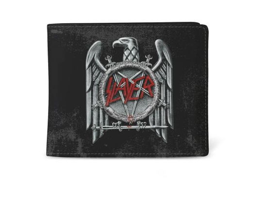 Rocksax Slayer Silver Eagle Wallet Blk / Slv - Rocksax Slayer Silver Eagle Wallet Blk / Slv - Produtos - ROCKSAX - 5060937963200 - 12 de dezembro de 2023