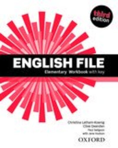 Cover for Eng File 3e Elem Wb W Key (N/A) (2019)