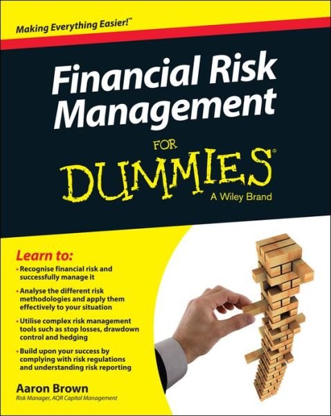 Cover for Aaron Brown · Financial Risk Management For Dummies (Paperback Book) (2015)