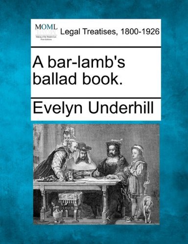 Cover for Evelyn Underhill · A Bar-lamb's Ballad Book. (Paperback Book) (2010)