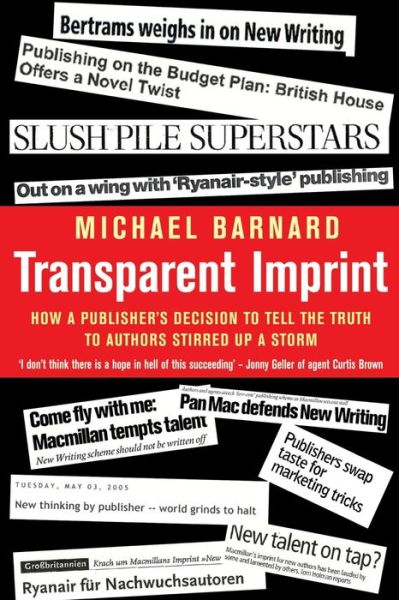 Cover for Michael Barnard · Transparent Imprint (Paperback Book) (2013)