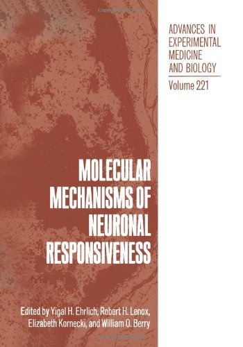 Cover for Yigal H. Ehrlich · Molecular Mechanisms of Neuronal Responsiveness - Advances in Experimental Medicine and Biology (Pocketbok) [Softcover reprint of the original 1st ed. 1987 edition] (2012)