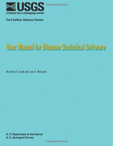 Cover for Jon D Richards · User Manual for Blossom Statistical Software (Paperback Book) (2013)