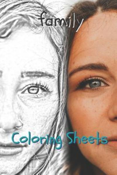 Cover for Coloring Books · Family Coloring Sheets (Paperback Book) (2019)