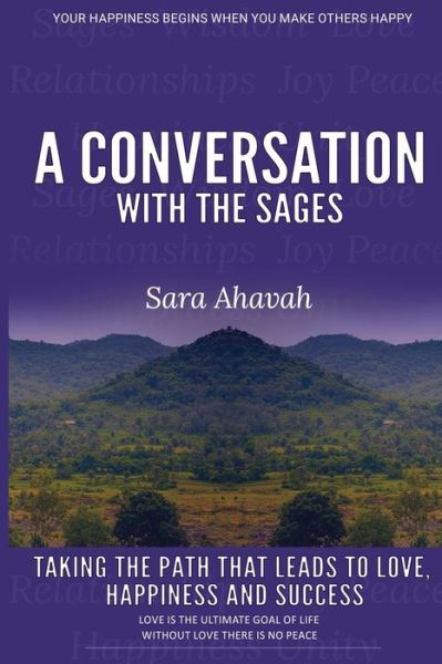 Cover for Sara Ahavah · A Conversation With The Sages (Paperback Book) (2021)