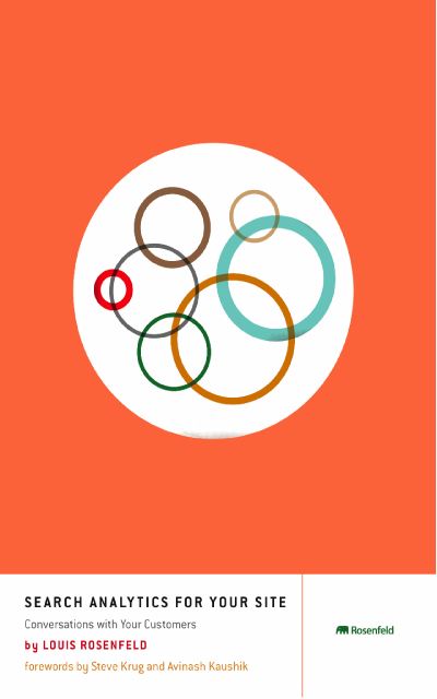 Cover for Louis Rosenfeld · Search analytics for your site (Book) (2011)
