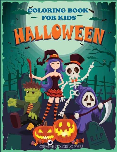 Halloween Coloring Book for Kids - Dp Kids - Bøger - Dylanna Publishing, Inc. - 9781947243200 - 30. september 2017