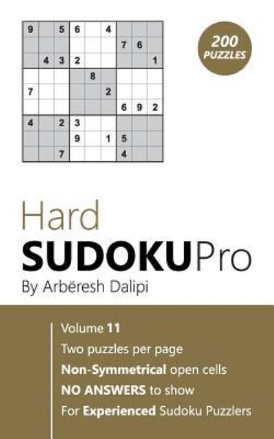 Cover for Arberesh Dalipi · Sudoku (Pocketbok) (2017)