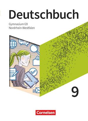 Deutschbuch Gymnasium 9. Schuljahr - Nordrhein-Westfalen - Schülerbuch - Christoph Fischer - Książki - Cornelsen Verlag GmbH - 9783062052200 - 21 stycznia 2022