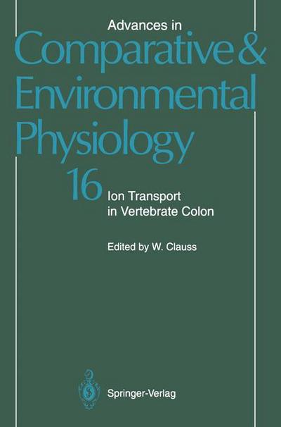 Cover for M Avella · Ion Transport in Vertebrate Colon - Advances in Comparative and Environmental Physiology (Paperback Book) [Softcover reprint of the original 1st ed. 1993 edition] (2011)