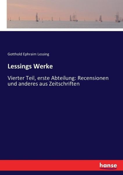 Cover for Lessing · Lessings Werke (Buch) (2016)
