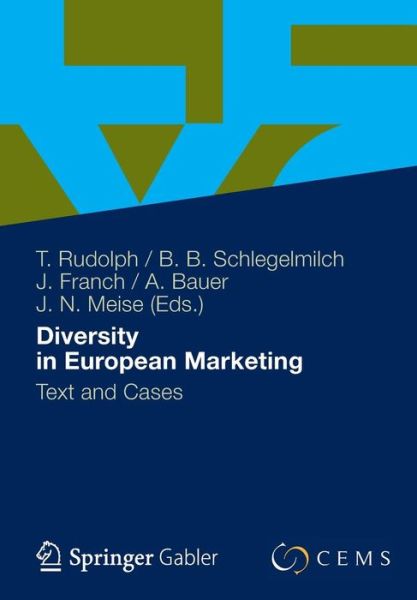 Cover for Andr?\'s Bauer · Diversity in European Marketing: Text and Cases (Paperback Book) [2012 edition] (2012)