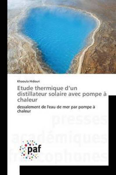 Cover for Hidouri · Etude thermique d'un distillate (Book) (2015)