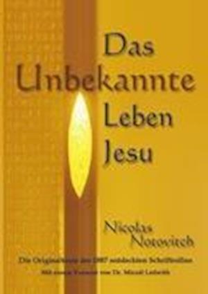 Cover for Nicolas Notovitch · Das Unbekannte Leben Jesu (Paperback Book) (2012)