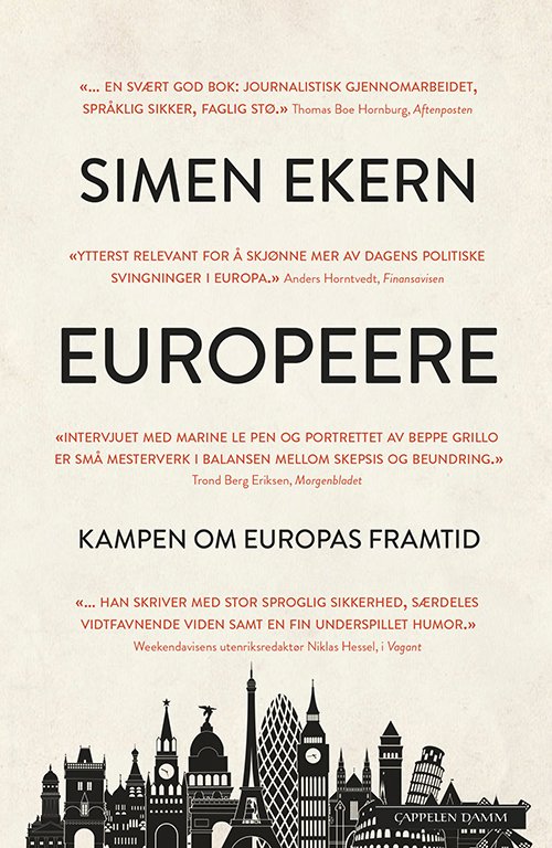 Europeere - Simen Ekern - Bøger - Cappelen Damm - 9788202509200 - 5. januar 2016