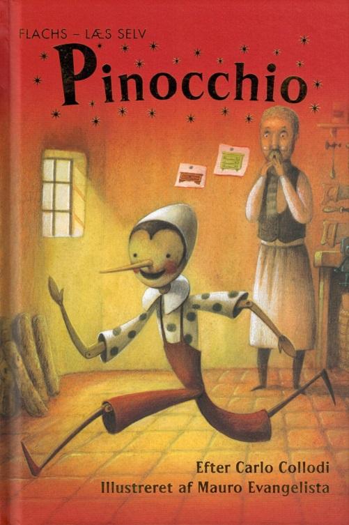 Cover for Katie Daynes · Flachs - Læs selv: Læs selv: Pinocchio (Gebundesens Buch) [1. Ausgabe] [Indbundet] (2014)