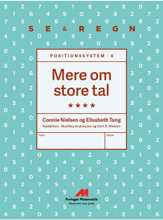 Cover for Connie Nielsen og Elisabeth Tang · SE &amp; REGN: Mere om store tal -sælges i sæt af 5 stk. (Sewn Spine Book) [1.º edición] (2021)