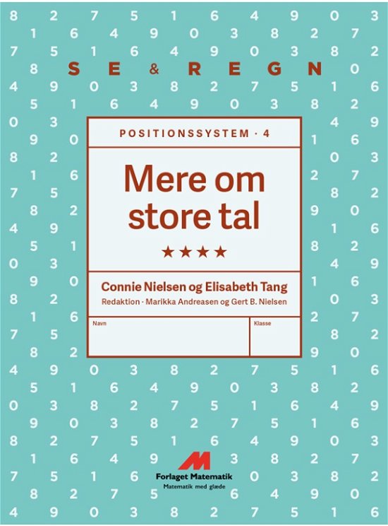 Cover for Connie Nielsen og Elisabeth Tang · SE &amp; REGN: Mere om store tal -sælges i sæt af 5 stk. (Hæftet bog) [1. udgave] (2021)