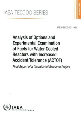 Cover for Iaea · Analysis of Options and Experimental Examination of Fuels for Water Cooled Reactors with Increased Accident Tolerance (ACTOF): Final Report of a Coordinated Research Project - IAEA TECDOC (Paperback Bog) (2021)