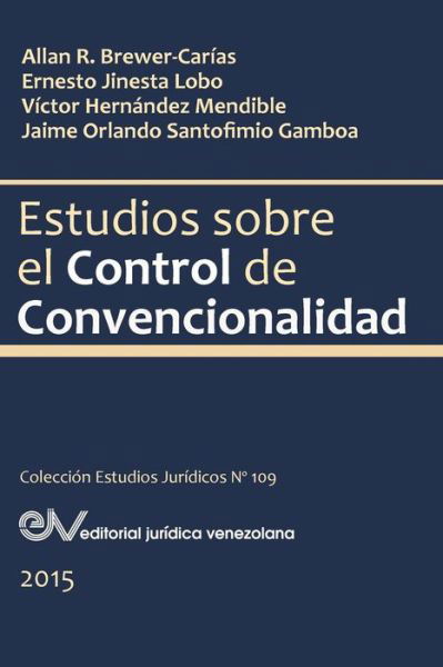 Cover for Jinesta Brewer-Carias · Estudios Sobre El Control de Convencionalidad (Paperback Book) (2015)