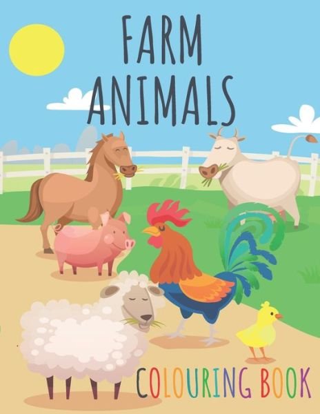 Cover for Dabini G · Farm Animals Colouring Book (Pocketbok) (2020)