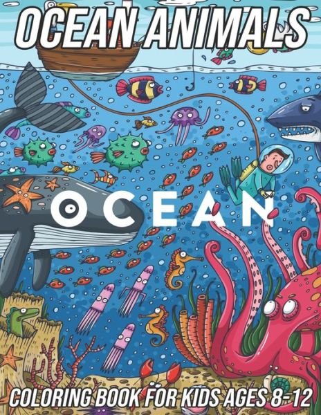 Cover for Mezzo Zentangle Designs · Ocean Animals Coloring Book for Kids Ages 8-12 (Taschenbuch) (2020)