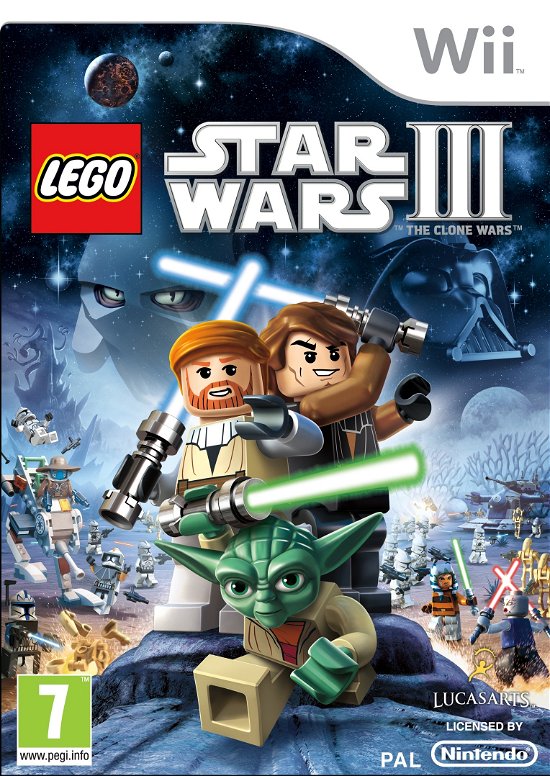 Cover for Spil-wii · LEGO Star Wars III: The Clone Wars (Wii) (2011)