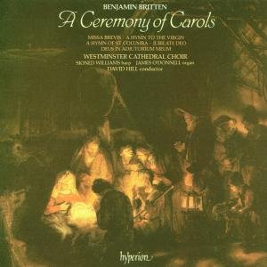 Briitena Ceremony Of Carols - Westminster Cathedral Choir - Musiikki - HYPERION - 0034571162201 - perjantai 1. heinäkuuta 1994