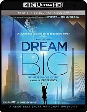 Cover for 4k Ultra Hd · Dream Big: Engineering Our World (4K Ultra HD) (2018)