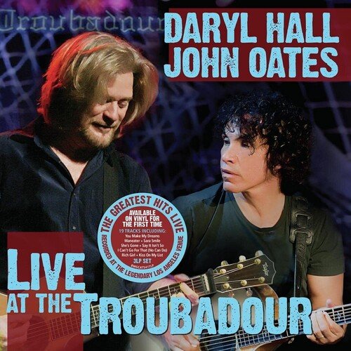 Cover for Daryl Hall &amp; John Oates · Live At The Troubadour (LP) (2021)
