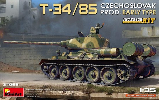 Cover for Miniart · 1/35 T-34/85 Czechoslovak Prod. Early Interior Kit (Toys)