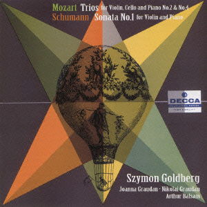 Cover for Szymon Goldberg · Mozart: Piano Trios Nos.2 &amp; 4/schumann: Violin Sonata No.1 (CD) [Japan Import edition] (2009)