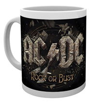 Ac/Dc - Mug - 320 Ml - Rock Or Bust - Subli - Box X2 - Ac/Dc - Produtos - Gb Eye - 5028486343201 - 3 de junho de 2019