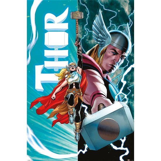 Cover for Nintendo DS · Thor &amp; Female Thor Maxi Poster (Plakat)