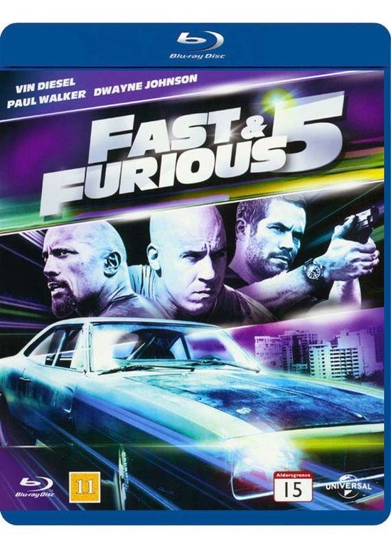 Fast & Furious 5 - Fast and Furious - Elokuva - Universal - 5050582945201 - tiistai 7. toukokuuta 2013