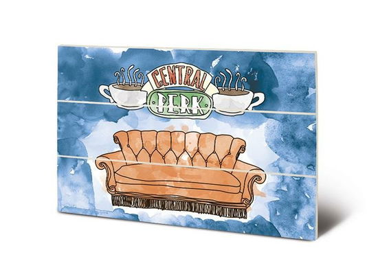 FRIENDS  Wood Print 20x29.5  Central Perk Sofa - Friends - Koopwaar -  - 5051265876201 - 1 november 2019