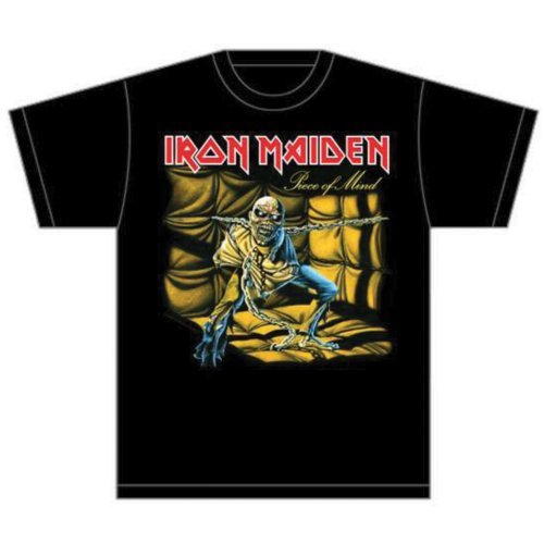 Cover for Iron Maiden · Iron Maiden Unisex T-Shirt: Piece of Mind (T-shirt) [size L] [Black - Unisex edition]