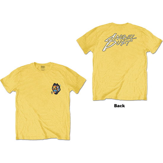 Cover for Angel Dust · Angel Dust Unisex T-Shirt: Creature (Yellow) (Back Print) (T-shirt) [size S] [Yellow - Unisex edition] (2021)