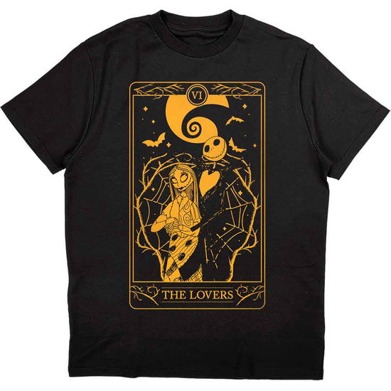 Cover for Nightmare Before Christmas - The · The Nightmare Before Christmas Unisex T-Shirt: Jack &amp; Sally Lovers (T-shirt) [size M] [Black - Unisex edition]