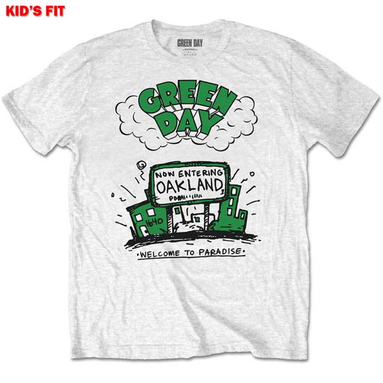 Green Day Kids T-Shirt: Welcome to Paradise (3-4 Years) - Green Day - Produtos -  - 5056561005201 - 