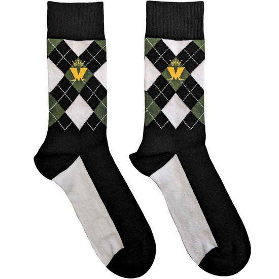 Madness Unisex Ankle Socks: Crown & M Green Diamond (UK Size 7 - 11) - Madness - Produtos -  - 5056561092201 - 