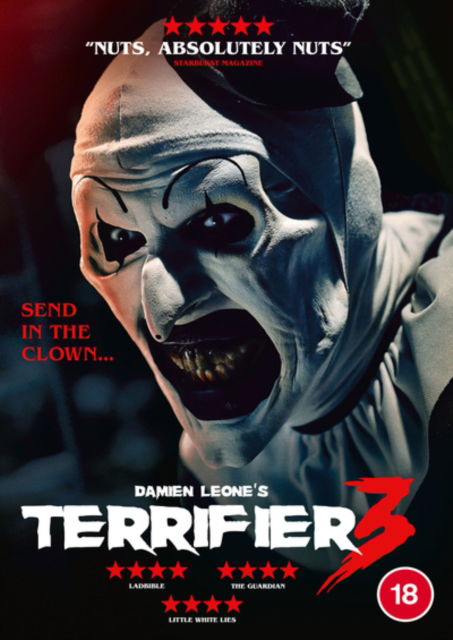 Cover for Terrifier 3 DVD · Terrifier 3 (DVD) (2024)